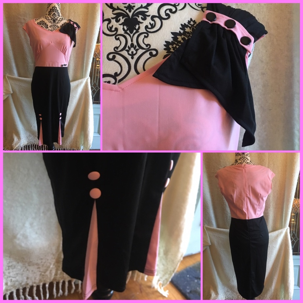 Pink dresses from gown town store. Size: Large